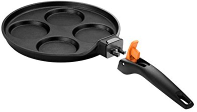 Tescoma 605090 SmartClick Padella con 4 Cerchi Antiaderente Induzione Manico Removibile, Diametro 24 cm