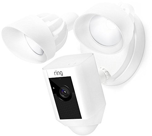 Ring Floodlight Cam by Amazon | HD Security Camera with Built-in Floodlights, Two-Way Talk and Siren Alarm | With 30-day free trial of Ring Protect Plan