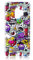 DasKAn Luminous Silicone Case for Samsung Galaxy S9, Fluorescent Light in the Dark Funny Graffiti Colourful Pattern Soft Rubber Back Case