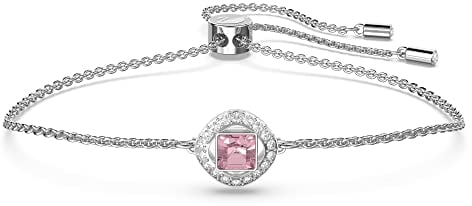 Swarovski Una Angelic Square Armband, Rosa, Rhodiniert, Amazon Exklusiv