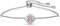 Swarovski Una Angelic Square Armband, Rosa, Rhodiniert, Amazon Exklusiv