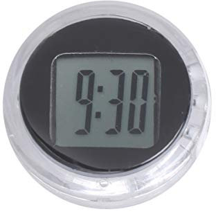 Garneck Accessori Per Auto Orologi Timer Impermeabile o da Manubrio per o da Impermeabile o Adesivo per Cronometro o Digitale per Auto o Digitale per LED Guidato Mini Gadget Per Auto