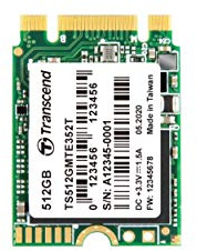 Transcend MTE352T, M.2 Intern HDD-Festplatte PCIe NVMe Gen 3.0 x 2, TLC, 512 GB, Intern, SSD