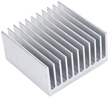 VBESTLIFE 40mm * 40mm * 20mm Aluminiumkühlkörper Kühlkörper 11 Zahn