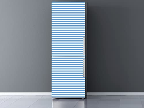 Oedim Vinyl-Kühlschrank-Streifen, hellblau, dekorativ, für Kühlschränke, Dekoration für Küchen, Aufkleber, Kühlschrank