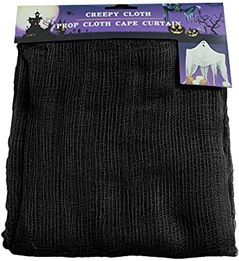 LICHENGTAI Halloween Deko Stoff Dekostoff Gruseliger Stoff Gruseliges Käsetuch Baumwoll Musselin Tücher Halloween Dekorationen für Spuk Spukhäuser Dekor Hallowmas Party Supplies 76cm x 180cm
