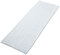 Decomira Tappeto Bagno Antiscivolo in Ciniglia | Tappetino bagno super assorbente, lavabile in lavatrice | Per il bagno, la doccia, la vasca da bagno o come tappetino WC | Bianco - 50x150 cm