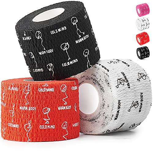 WARM BODY COLD MIND Hook Grip Tape für Gewichtheben - Weightlifting Tape für Crossfit, Krafttraining, Sporttape, Baumwolle Thumb Tape, Daumen Tapen