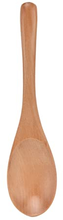 Restokki Chef Pomodoro Wooden Spoons,100% Natural Wood-Wooden Spoons Cooking Utensils, Scratch-Resistant Wooden Spoons for Cooking (16cm)