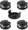 Fadenspule für BOSCH F016800569/F16800385 EasyGrassCut 18-230/18-260/18-26/18/23/26/, für Bosch Art 23SL/26SL Rasentrimmer (Ø1.65mm, Länge 4.9m, 4+1 Ersaztfadenspule)