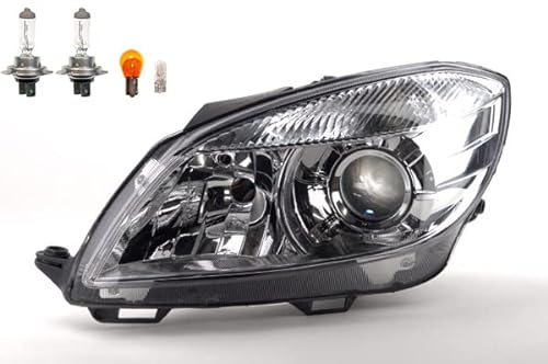 Johns, Scheinwerfer kompatibel zu Skoda Fabia 54 04/10-12/14 links + Leuchtmittel