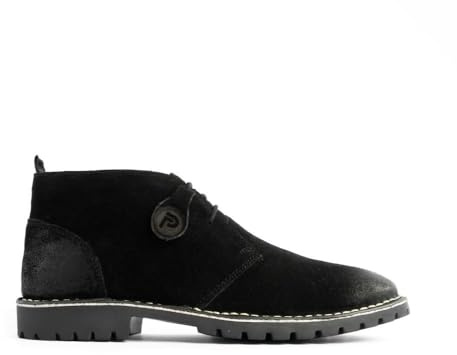 Popps COOPER Mens 100% Real Leather Smart Casual Lace Up Ankle Chukka Desert Boots