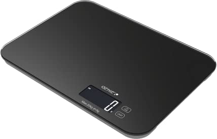 GENIE Paketwaage Briefwaage | Postwaage bis 20kg | Plattformwaage mit Tarrafunktion & LCD-Anzeige | Digitale Waage für Pakete & Briefe | Elektronische Waage | Kleine Waage für Versand & Haushalt