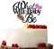 Kuchendekoration, Schleifen oder Rugby-Kuchendekoration, mit Aufschrift What Will Baby Be, Rosa und Braun