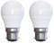B22 Bayonet Cap Fitting LED Light Bulb 7W 60 Watt Equivalent, Energy Saving, Golf G45 Light Bulbs, Warm White 3000K, Long-Lasting, Bright Led Bulbs, 600 Lumen, Non-Dimmable, Pack of 2