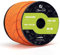 Abma Cord 750lb Paracord 4mm 30M Cuerda de 100% Nylon Tipo IV 11 Hebras Grado Militar Cuerda de Paracaídas - MAX. 340kg - Reflectante Naranja