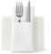 50Pcs Pocket Napkins, Disposble Cloth Like Napkins Built-in Flatware Pocket, 40 * 40cm Wedding Party Linen Feel White Napkin, Prefolded for Silverware