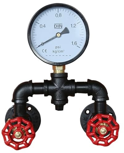 Vinbcorw Industrial deko garderobenhaken vintage,Kleiderhaken Garderobenhaken Vintage Hängende Haken Garderobenhaken Industrie Retro Kleiderhaken Hut Eisenrohr Wandhalterung für Antike Wohnkultur,A1