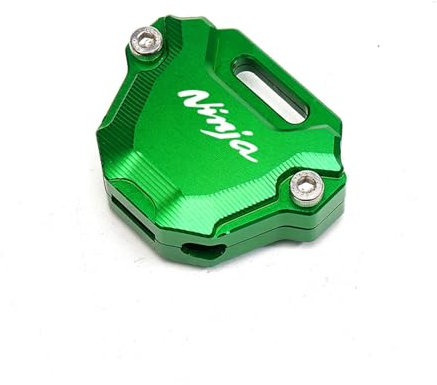 LOFIRY étui de Protection Moto Coque clé pour Kawasaki Ninja 400 650 1000 SX 1000SX ZX6R Z1000 Z900 RS Z650 Ninja650 Accessoires De Moto Etui Clés Coque Porte-clés (Color : Green-Ninja)