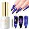Imtiti 9D Cat Eye UV Gel, 15ML Blauer Chamäleon Katzenauge Nagellack Holografisch Glitzer Mit Magnet UV Led Magnetisch Nail Polish Home DIY Maniküre Nagelsalon