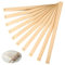 GIONAR 20pcs Pottery Clay Rolling Pin Thickness Guides Set, 10 Size Mud Stick Guides, Wood Rolling Guide Sticks, Wooden Clay Tools for Precise Polymer Clay Thickness Control