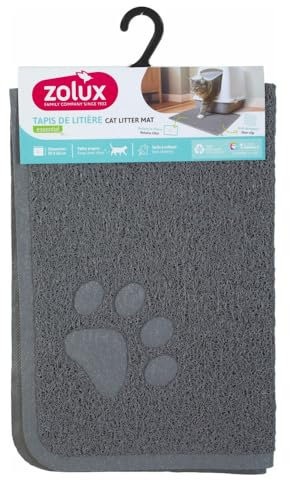 zolux - Tapis d'hygiène 60 x 90 cm gris pour maison de toilette chat