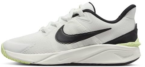 Nike Kinder Star Runner 4 Nn (Gs) Traillaufschuhe, Summit White/Black/Barely Volt, 40