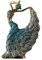 Mabta Pfauenfigur aus Kunstharz, Pfauen, Tänzerin, Statue, Regal-Dekor, Akzente, Pfauen, dekoratives Objekt, Tischdekoration, Heimdekoration