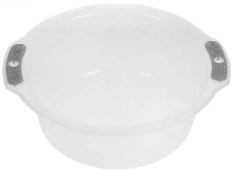 FRCOLOR Durable Plastic Wash Basin Versatile for Face Laundry Hair Washing Vegetable Cleaning Sleek Easy to Clean