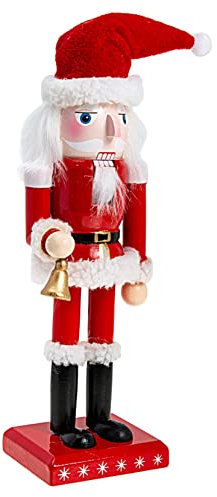 CANIGHT Cloches De Père Noël Rouges De 25 Cm pour Décoration De Noël Décoration De Maison Casse-Noisette