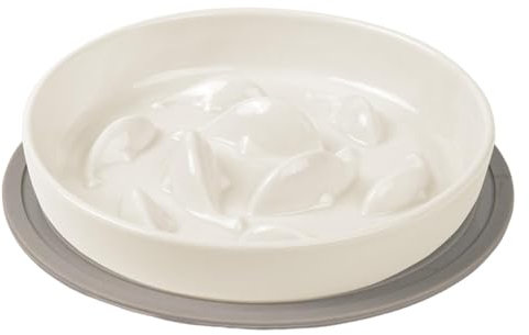 Cat Feeding Dish, Slow Feed Cat Bowl, Food Bowl, Anti-Choking Puzzle Cat Food Bowls, Cat Food Bowl Slow Feed, Slow Feed Cat Bowl, Interactive Cat Puzzle Bowl for Cats and Small Dogs