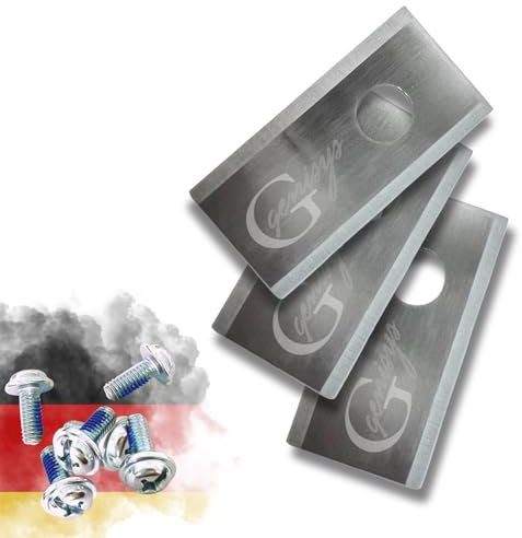 Genisys Edelstahl Ersatz Messer Klingen kompatibel mit LandXcape LX Mähroboter - LongLife - 1-Loch bruchsicher [DIN EN 50636 geprüft], Stück:18