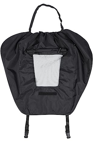 Sonnenschutz für Kinderwagen, Schwarz, UV und Regenschutz | Einfache Befestigung, Cationic Cloth, für Draußen, Leichte Ausführung, für Babys und Kinder