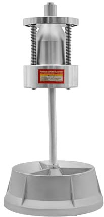 MEELRYD Equilibrador de neumáticos, equilibrador de ruedas de 15 pulgadas y ruedas de 1-1/2 a 4 pulgadas, máquina de equilibrio portátil con nivel, para camiones ligeros, coches y remolques ligeros