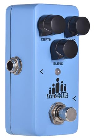 Wzxksoac Analog Chorus Mini Guitar Pedal ANA CHORUS Full Metal Shell Guitar Effect Processor with True Bypass Functionality