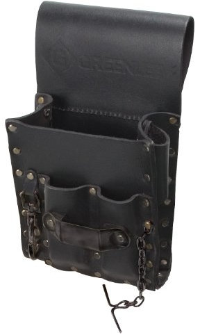 Werkzeugtasche, Leder, 5 Taschen