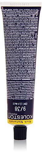 Wella Professionals Koleston Perfect Permanente CremeHaarfarbe, 9/ 38 licht Blond gold-perl, 1er Pack (1 x 60 ml)