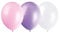 Amscan INT995424 - 10 Latexballons Pearl weiß / rosa / lila 27,5 cm / 11, Luftballon