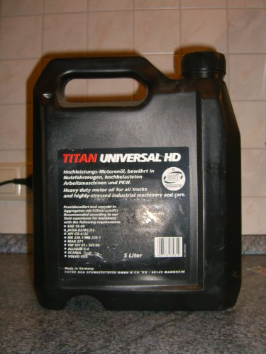 5L 5 Liter FUCHS TITAN UNIVERSAL HD 15W-40 15W40 Motoröl Öl ACEA A3/B3 MB 229.1