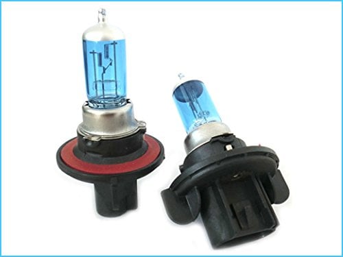 CARALL 2 Pezzi Lampade Alogene 12V Bianche ad Effetto Xenon (H13 12V 60W/55W P26,4t)