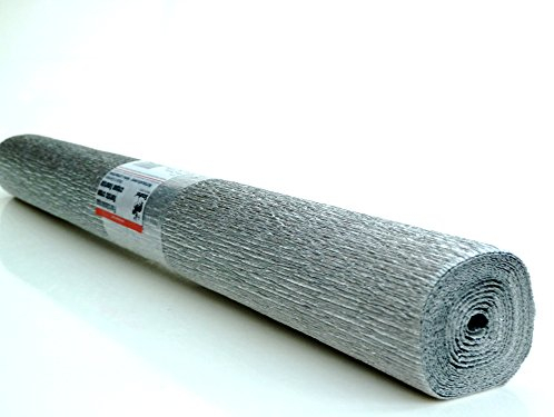 Floristenkrepp - Alu silber 50x250cm 1Rolle