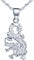Yumilok Damen Halskette mit Einzigartiger Drache Charm Anhänger Herren Kette aus 925 Sterling Silber für Damen Mädchen