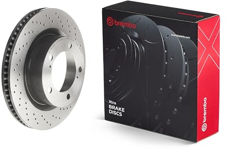BREMBO 2x Bremsscheibe 09.A966.1X Ø340mm, Gelocht/innenbel. | Kompatibel mit: TOYOTA LAND CRUISER 200