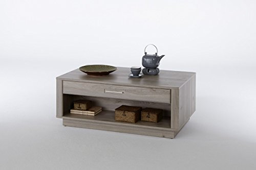 Beauty.Scouts Couchtisch 'Fertilas' Eiche Nelson mit Sockel Tisch Wohnzimmertisch Beistelltisch Breite 100 cm