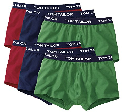 TOM TAILOR 70162 Buffer Hipster 6er Pack