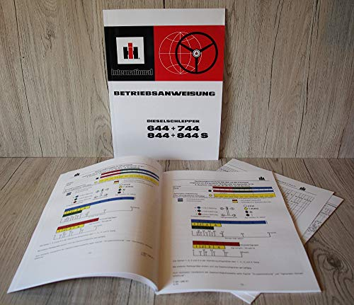 IHC Betriebsanleitung Bedienungsanleitung Traktor 644 744 844 844S