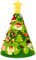 TOYANDONA DIY Filz Weihnachtsbaum 3D Toddler DIY Christbaum Handgemachte Tannenbaum mit 27pcs Verzierungen Neues Jahr Spielzeug für Kinder Hause Tür Wand Weihnachtsdekoration