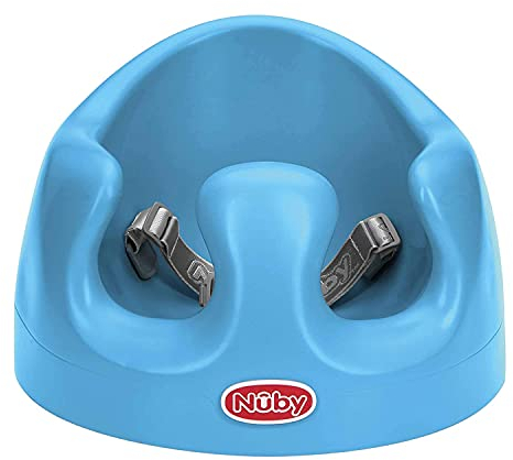 Nuby - My Baby Seat - Schaumstoffsitz / Bodensitz - Für Babys und Kleinkinder - Blau - 4-12+ Monate
