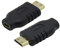 NFHK Tipo D Micro HDMI Socket Hembra a Tipo-C Mini HDMI 1.4 Adaptador Convertidor Macho