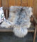 Felltrade echtes Gotlandfell Gotland Schaffell gelockt, Silbergrau, weiß, 120 x 80 cm, ökologisch gegerbt (Modell 8)